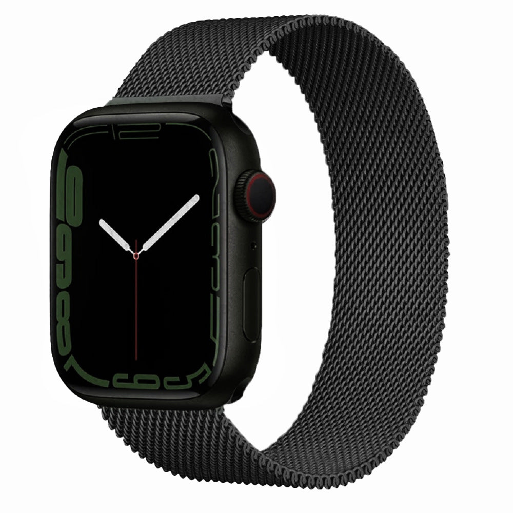 Suitable for Apple Watch Milan strap. Apple Watch 7th generation stainless steel Milan Nice magnetic strap