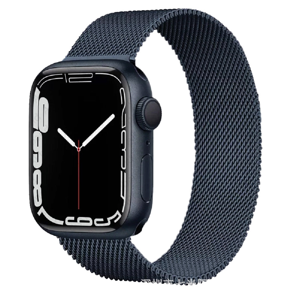 Suitable for Apple Watch Milan strap. Apple Watch 7th generation stainless steel Milan Nice magnetic strap