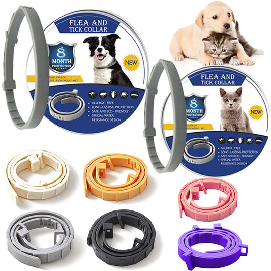 Insect repellent collar summer summer cross-border anti-flea pet supplies cat dog mosquito repellent insecticide adjustment collar